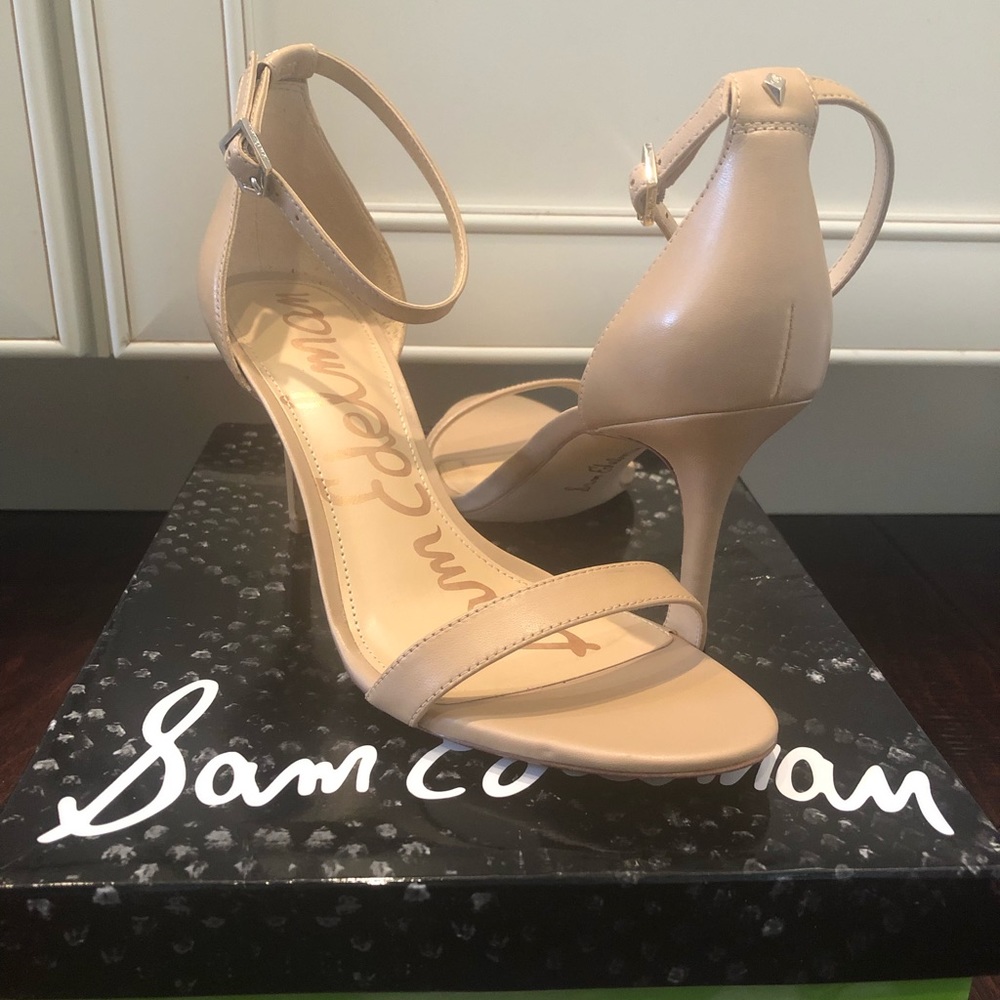 Sam Edelman Patti 3” Heels, Classic Nude